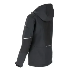 
                  Kurtka Softshell z Kapturem Damska Czarna-Turkusowa Rozmiar L L4094703
